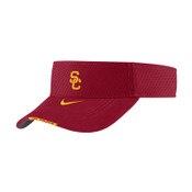 USC Trojans Nike Cardinal SC Interlock Aero Sideline Visor